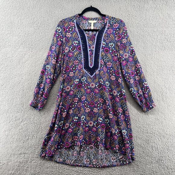 Matilda Jane thoughts and dreams floral dress embroidered size medium - Picture 2 of 15